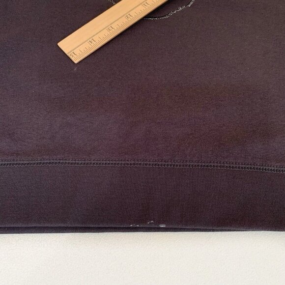 Bethany Mota Skull Christmas Sweatshirt Womens Medium Sequins Grey Red White - Picture 11 of 11